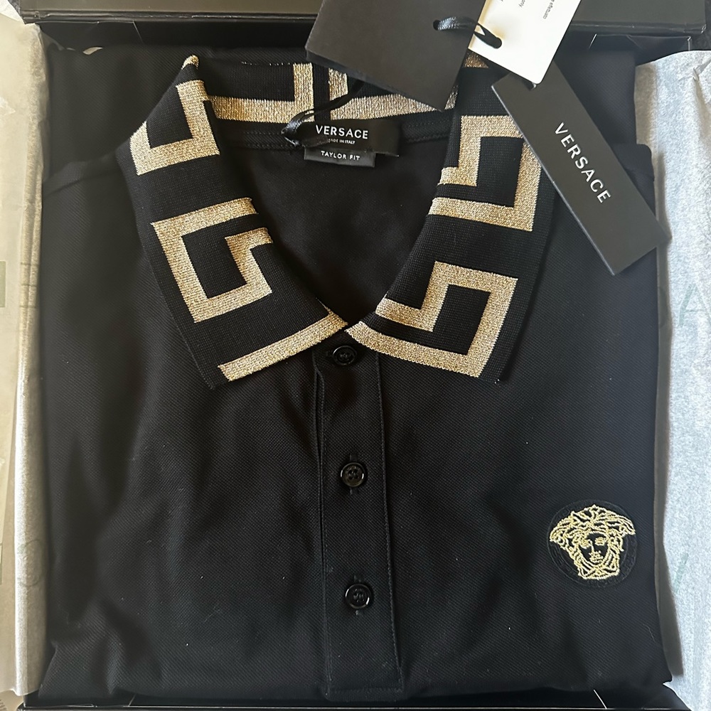 BRAND NEW STILL WITH TAGS VERSACE POLO FOR LOW $675 retail
